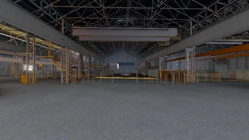 LOD 400 multi-disciplinary Revit BIM model for Riyadh Industrial City facility